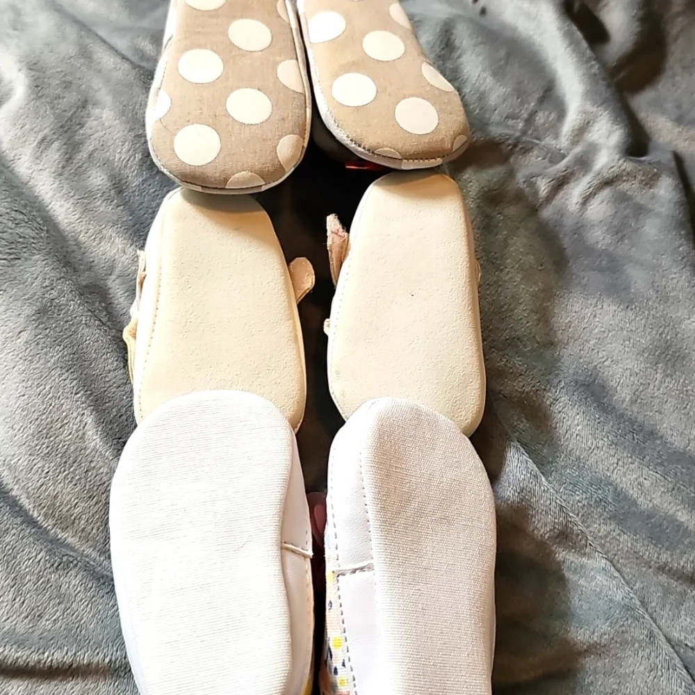 I Three Pair Bundle- Carters Baby Of Mine NB Sandals Cute Adorable NWOT